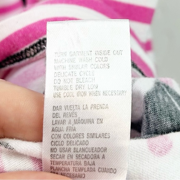 Vintage y2k White Pink Striped Minnie Mouse Babydoll Tank Top Size Large - Picture 8 of 8